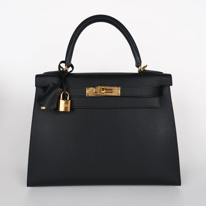 Hermès Noir Epsom Sellier Kelly 28 (GHW | 2026)
