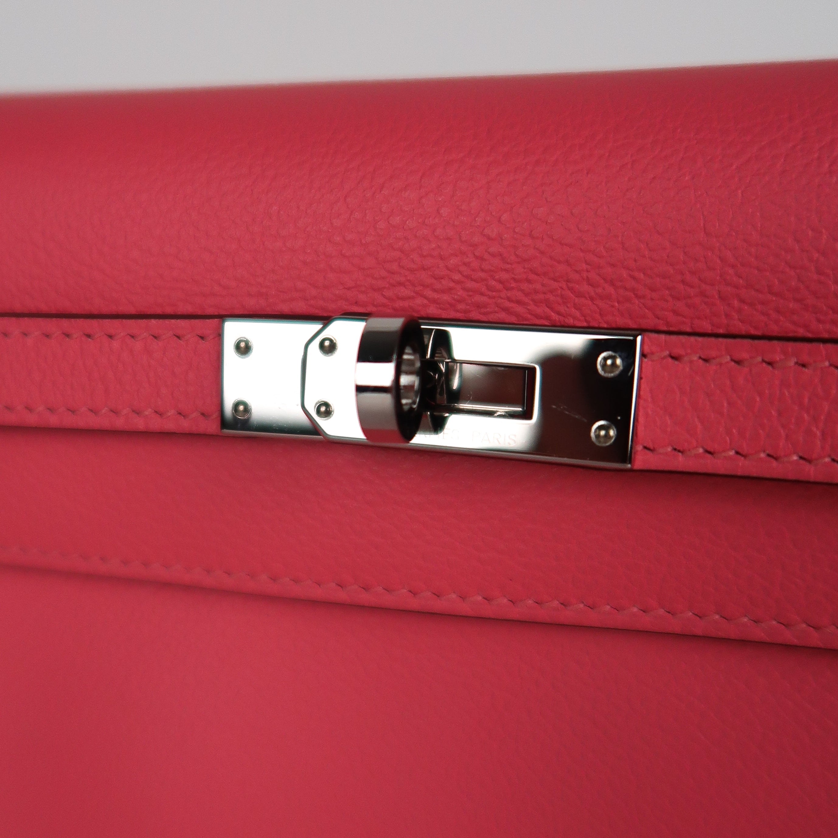 Hermès Rose Azalee Evercolor Kelly Danse 18 (PHW | 2020)