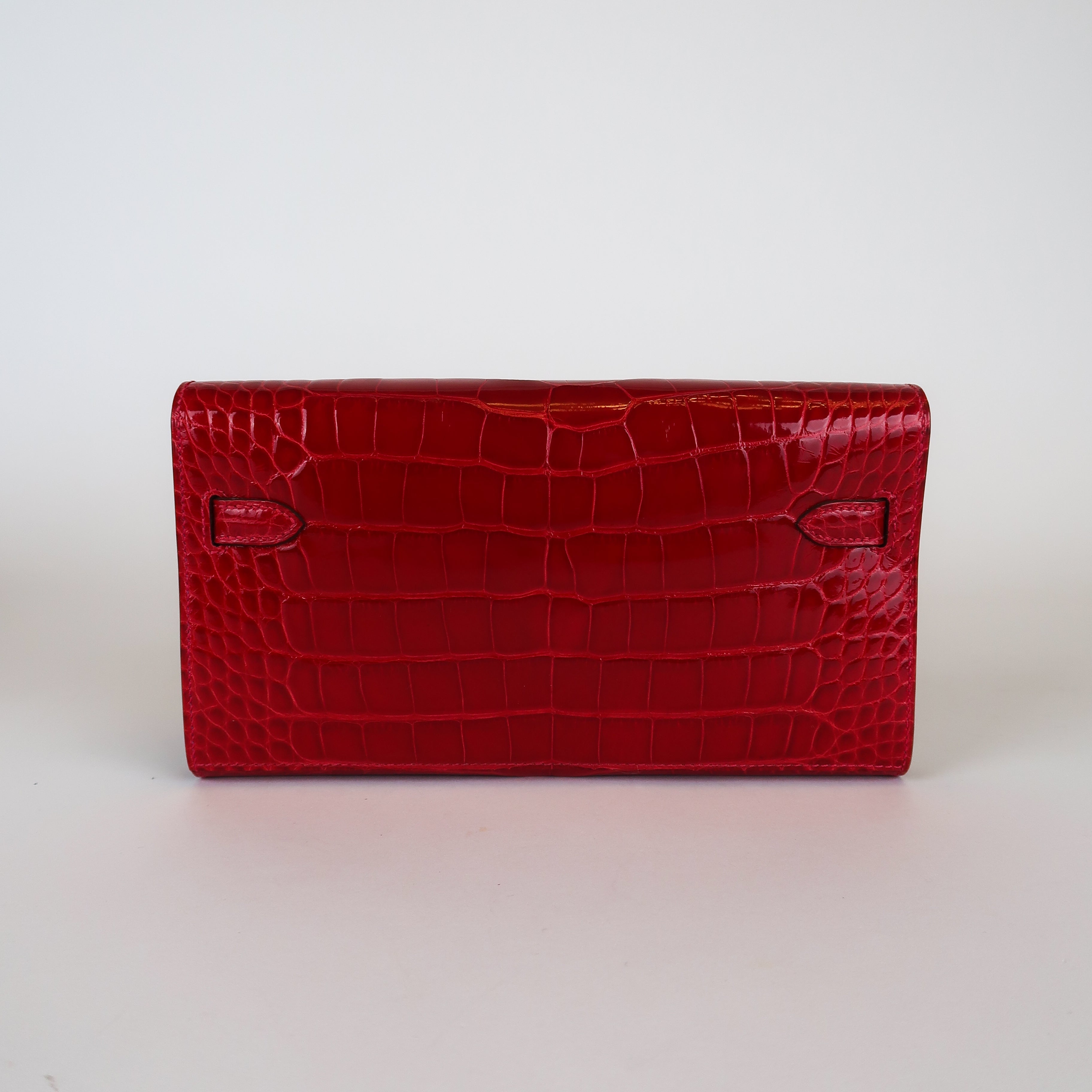 Hermès Braise Shiny Alligator Kelly To Go (PHW | 2026)