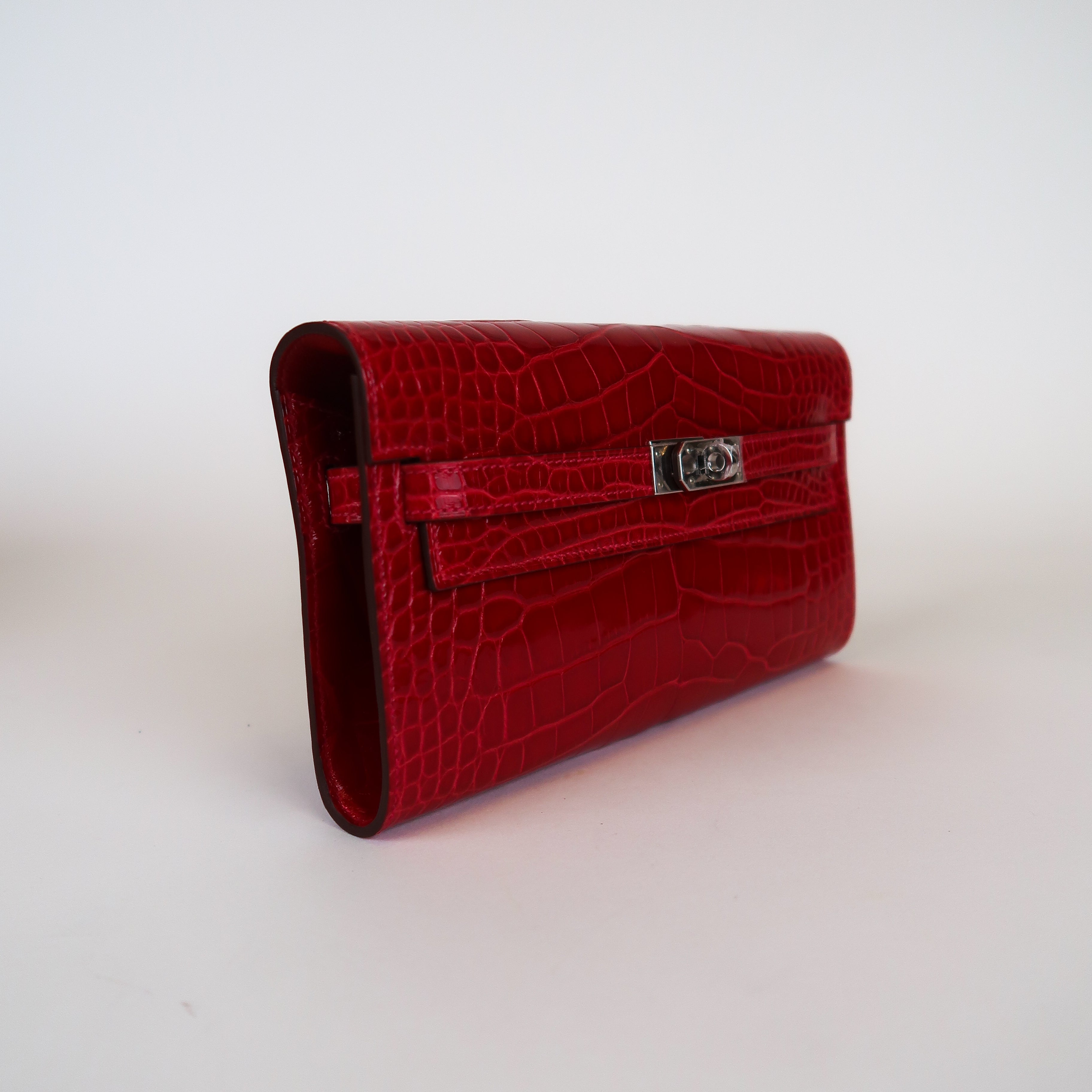 Hermès Braise Shiny Alligator Kelly To Go (PHW | 2026)