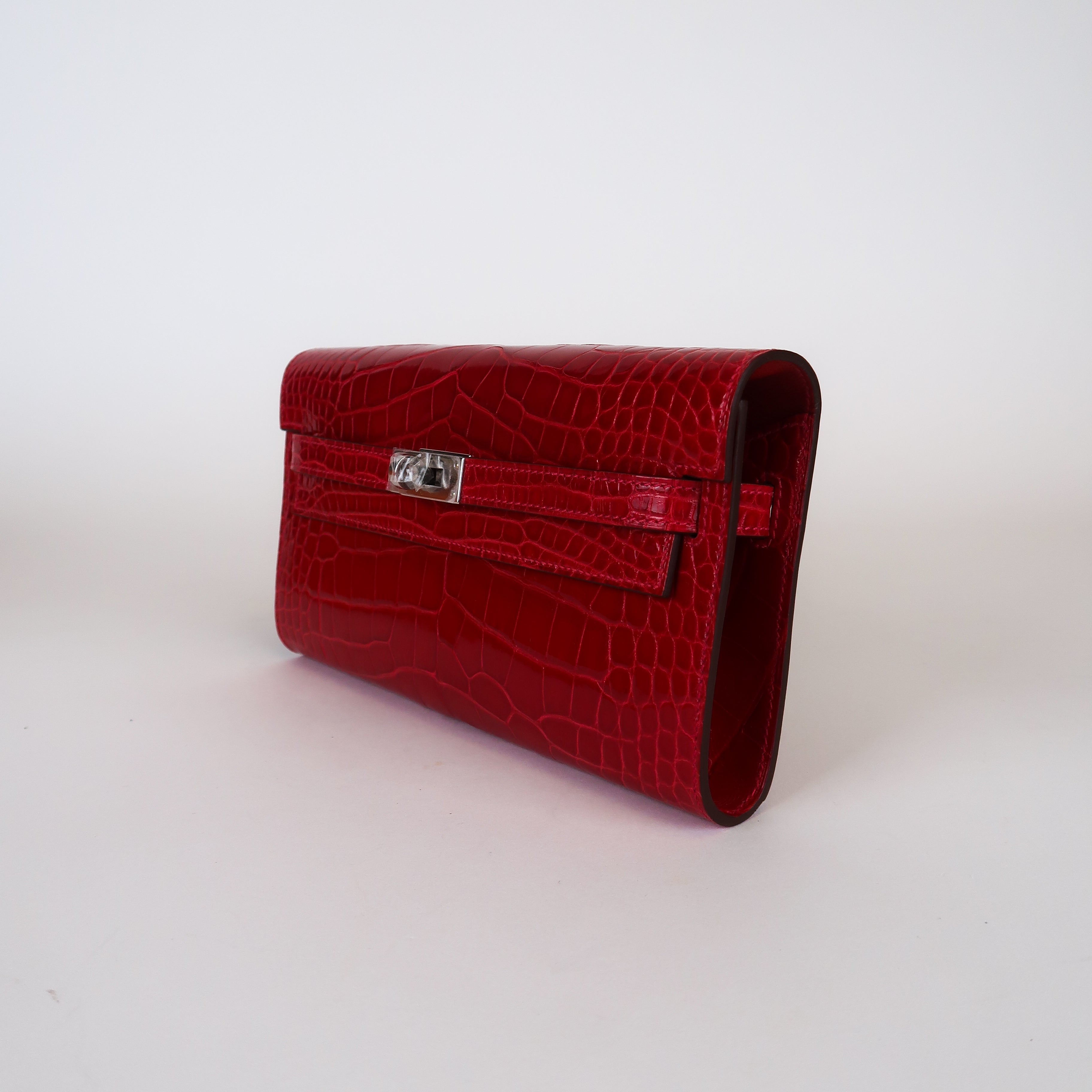 Hermès Braise Shiny Alligator Kelly To Go (PHW | 2026)