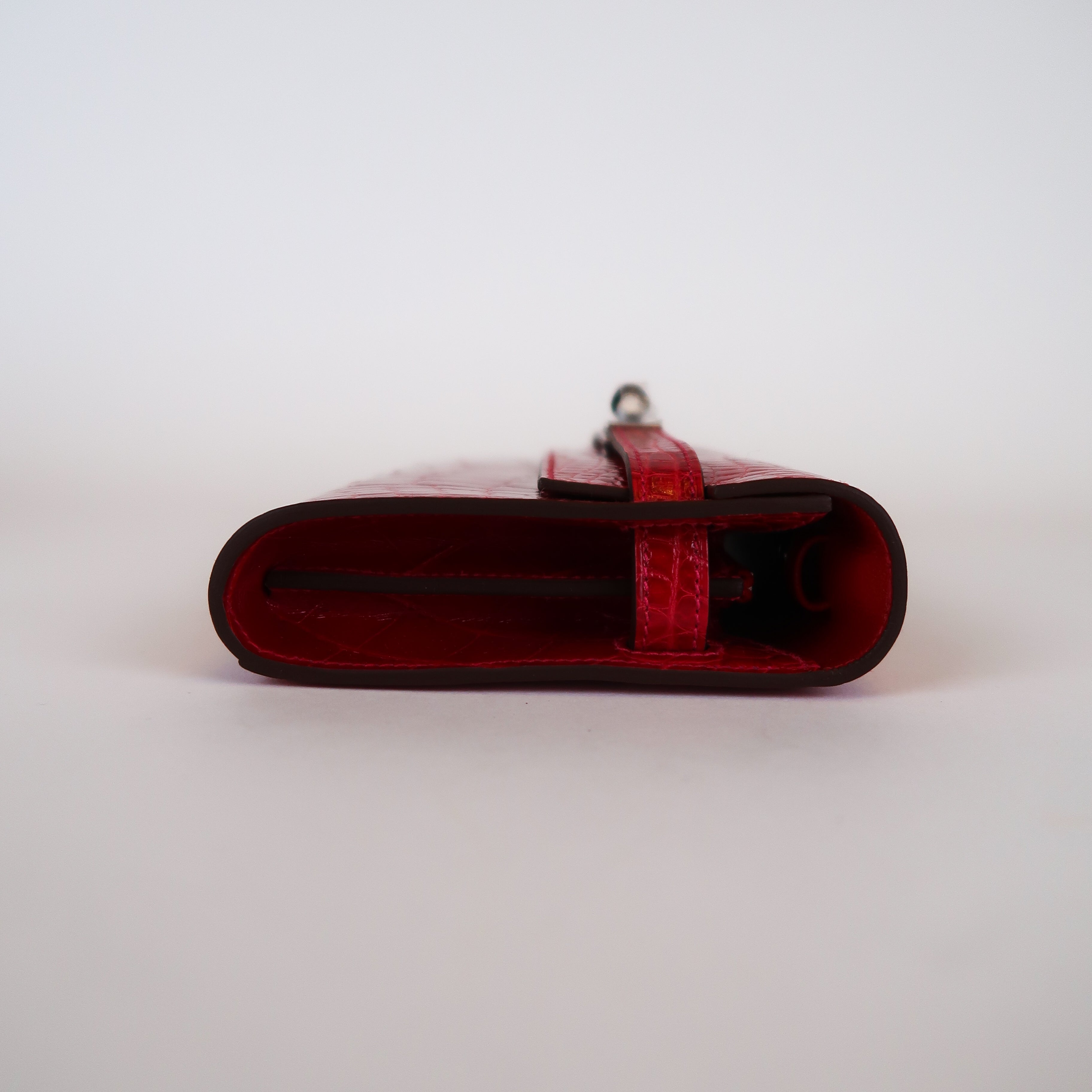 Hermès Braise Shiny Alligator Kelly To Go (PHW | 2026)