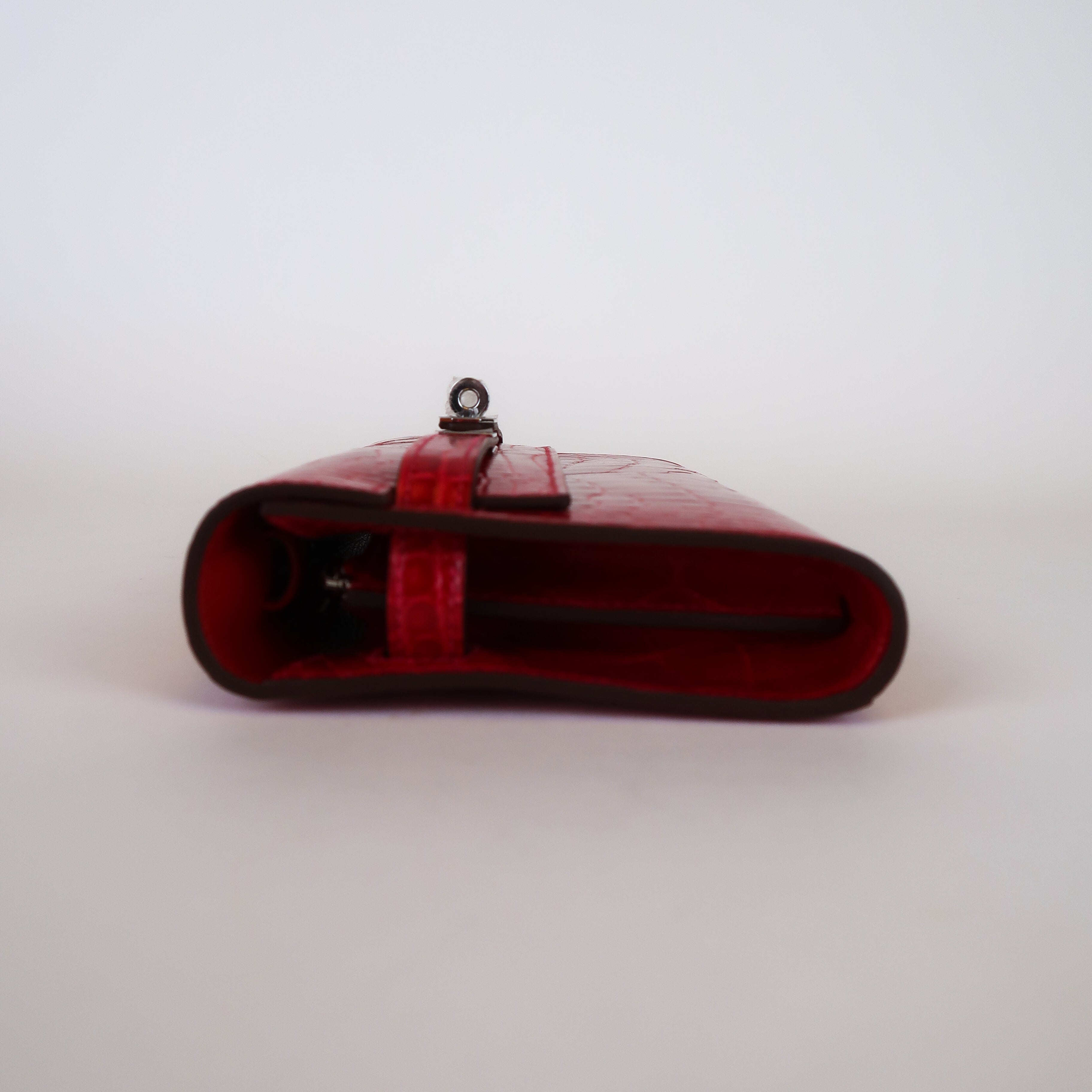 Hermès Braise Shiny Alligator Kelly To Go (PHW | 2026)