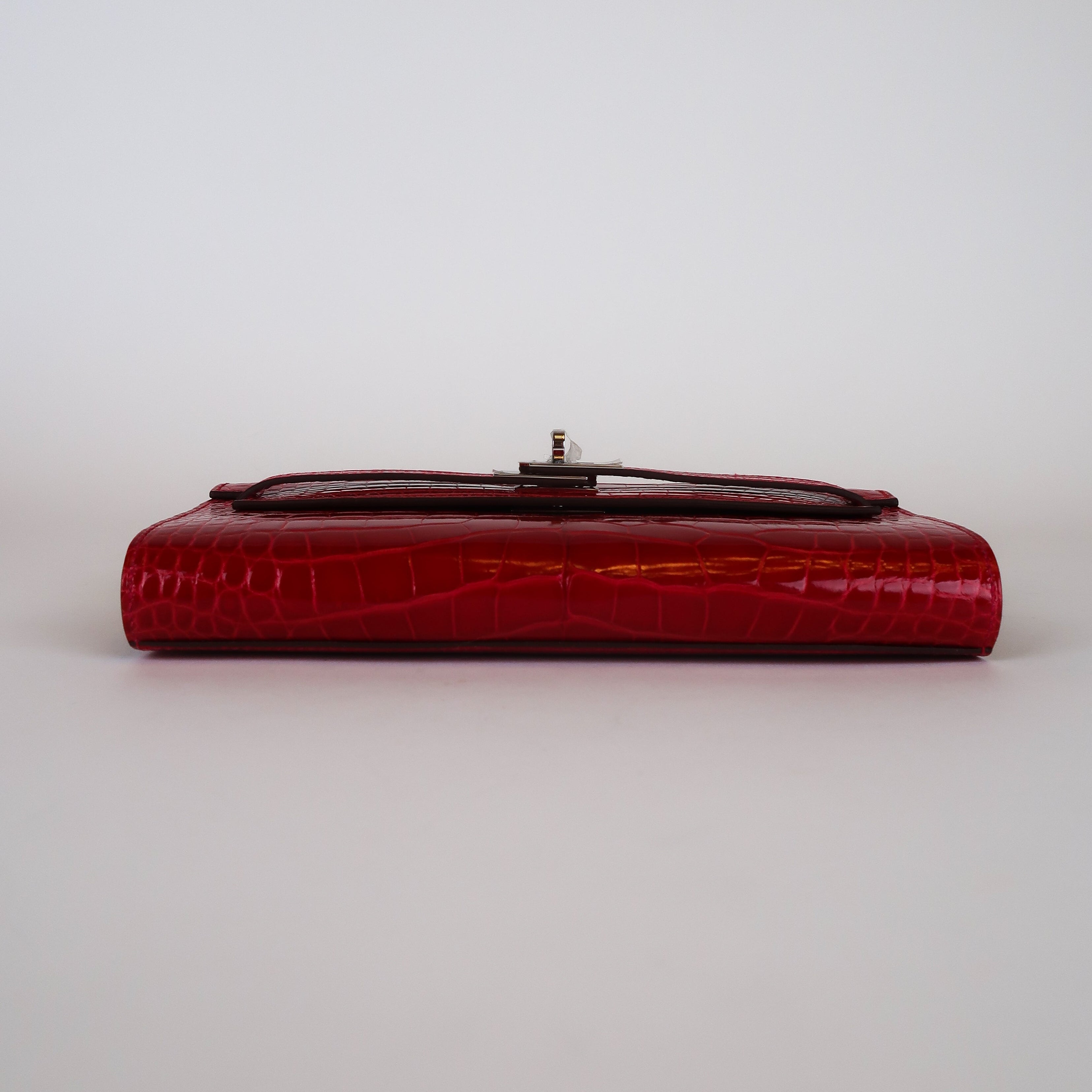 Hermès Braise Shiny Alligator Kelly To Go (PHW | 2026)