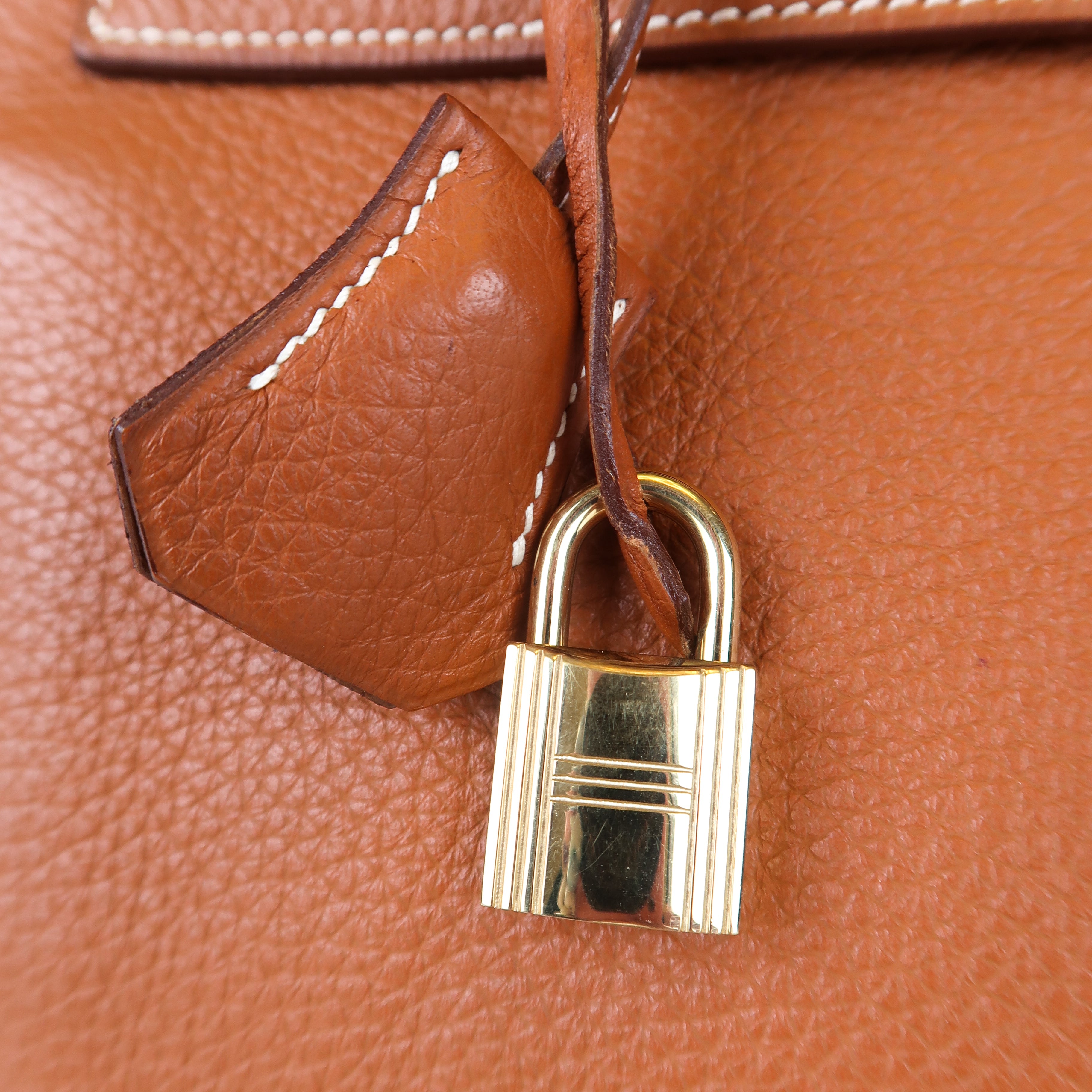 Vintage Hermès Gold Clemence Kelly 35 (GHW | 1995)