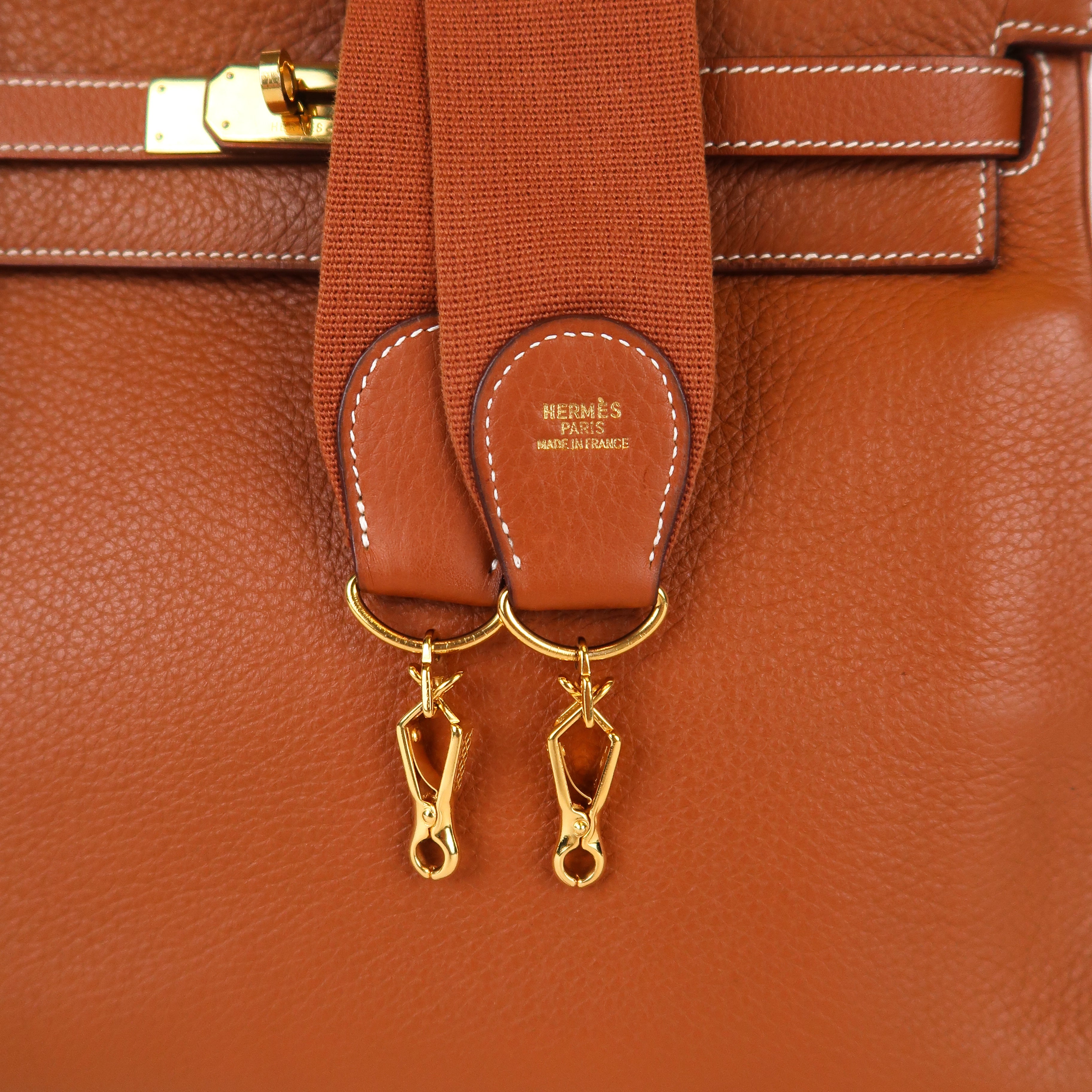 Vintage Hermès Gold Clemence Kelly 35 (GHW | 1995)