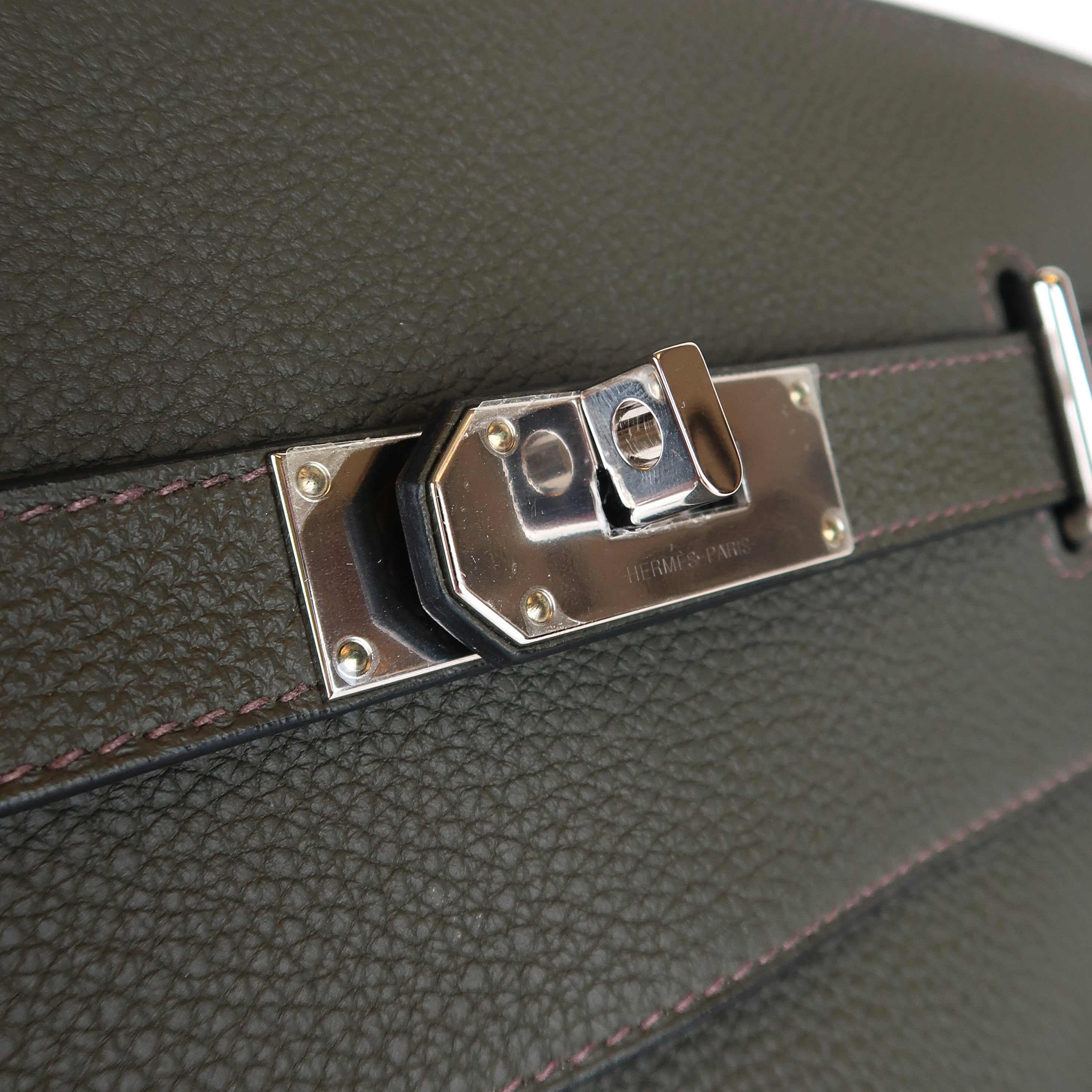 Hermès Vert de Gris Togo Hac a Dos GM (PHW | 2022)