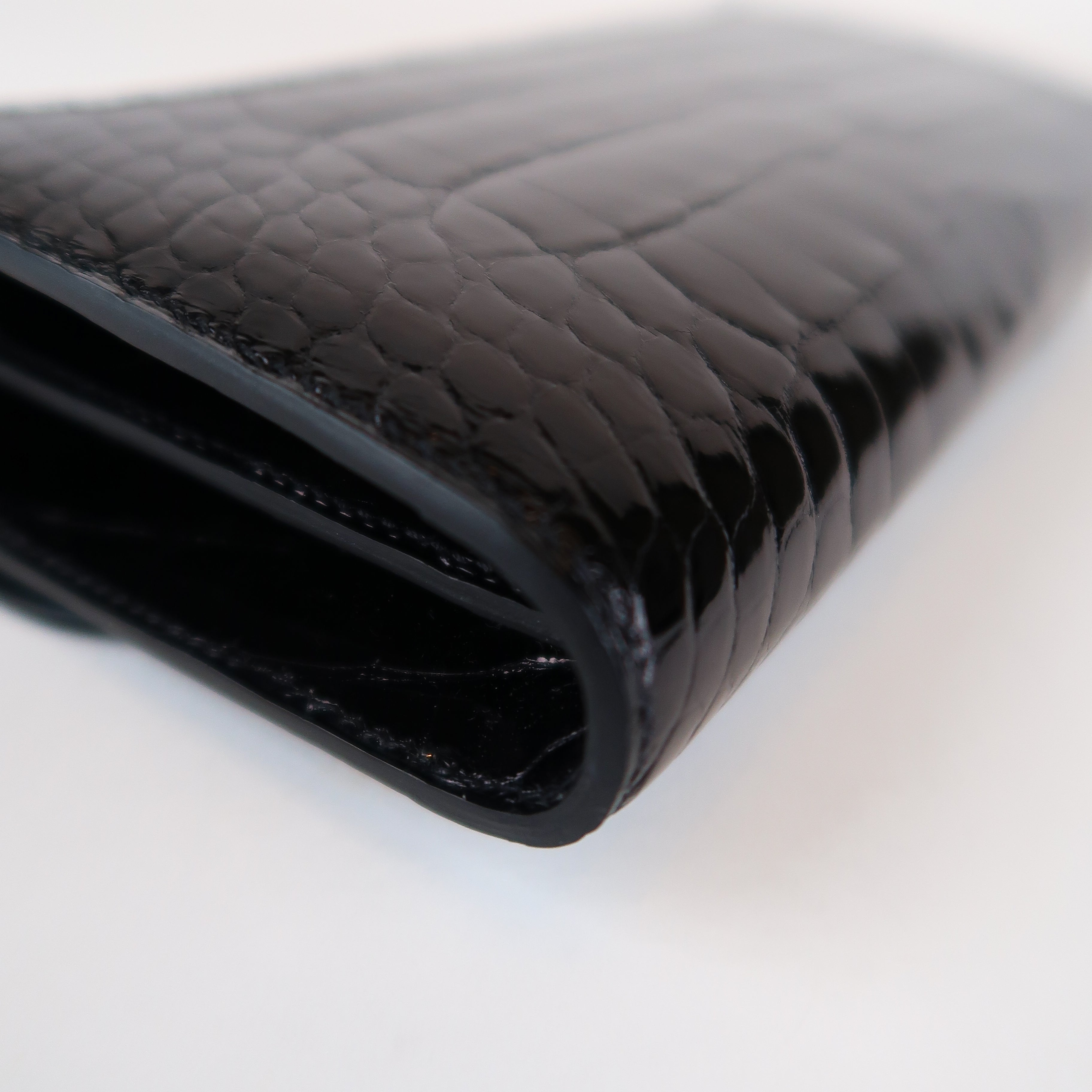 Hermès Noir Shiny Alligator Constance To Go (GHW | 2023)