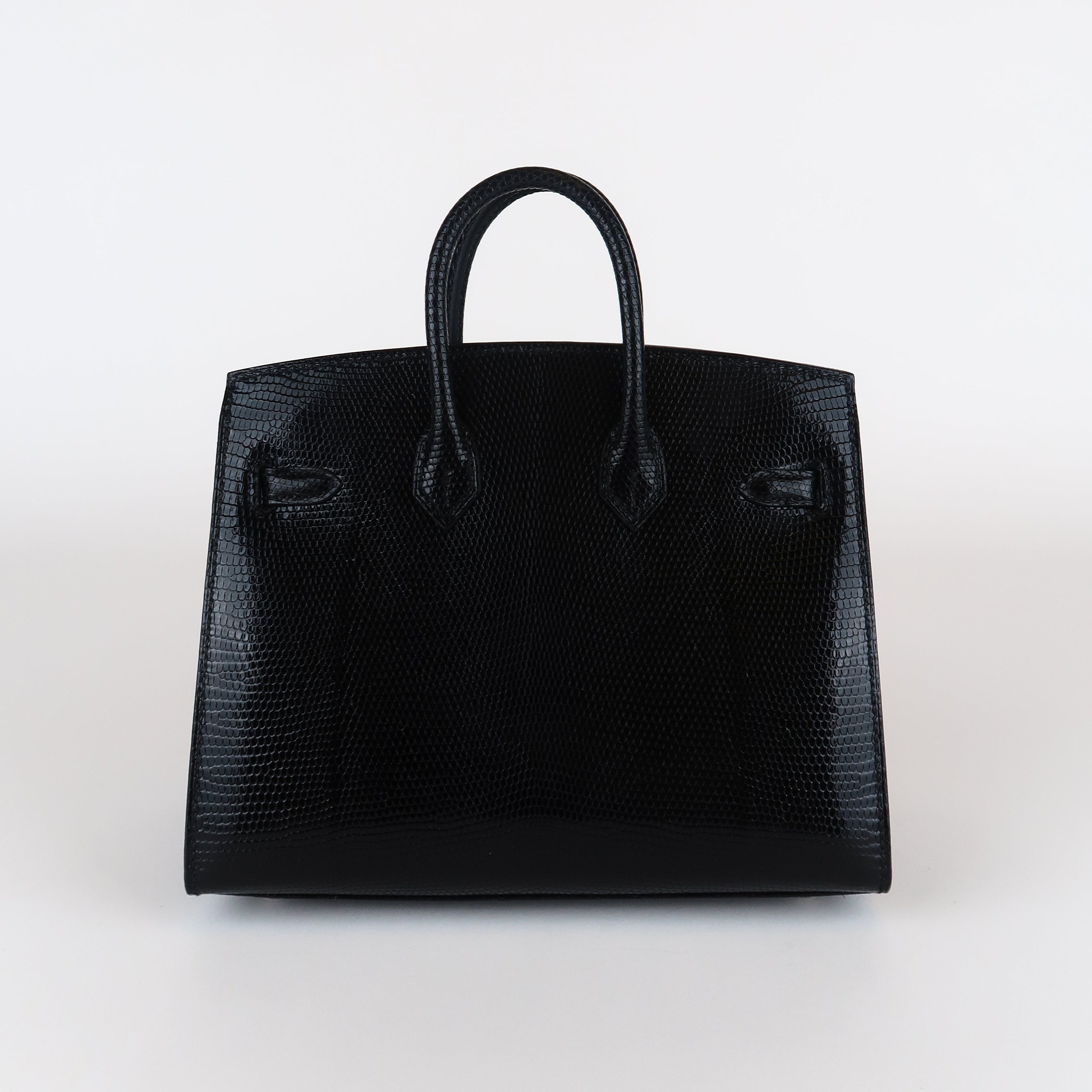 Hermès Noir Niloticus Lizard Birkin 20 (PHW | 2024)