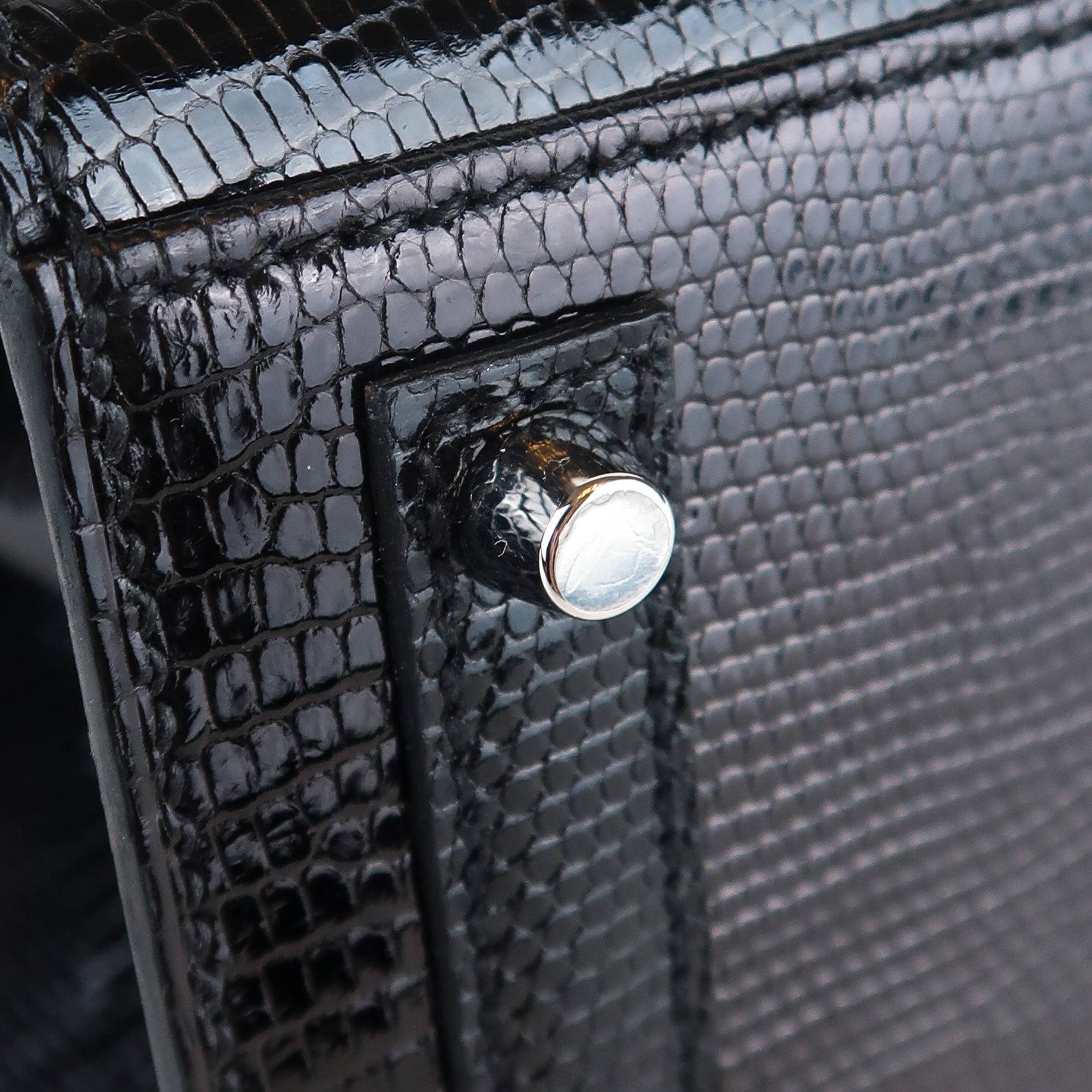 Hermès Noir Niloticus Lizard Birkin 20 (PHW | 2024)