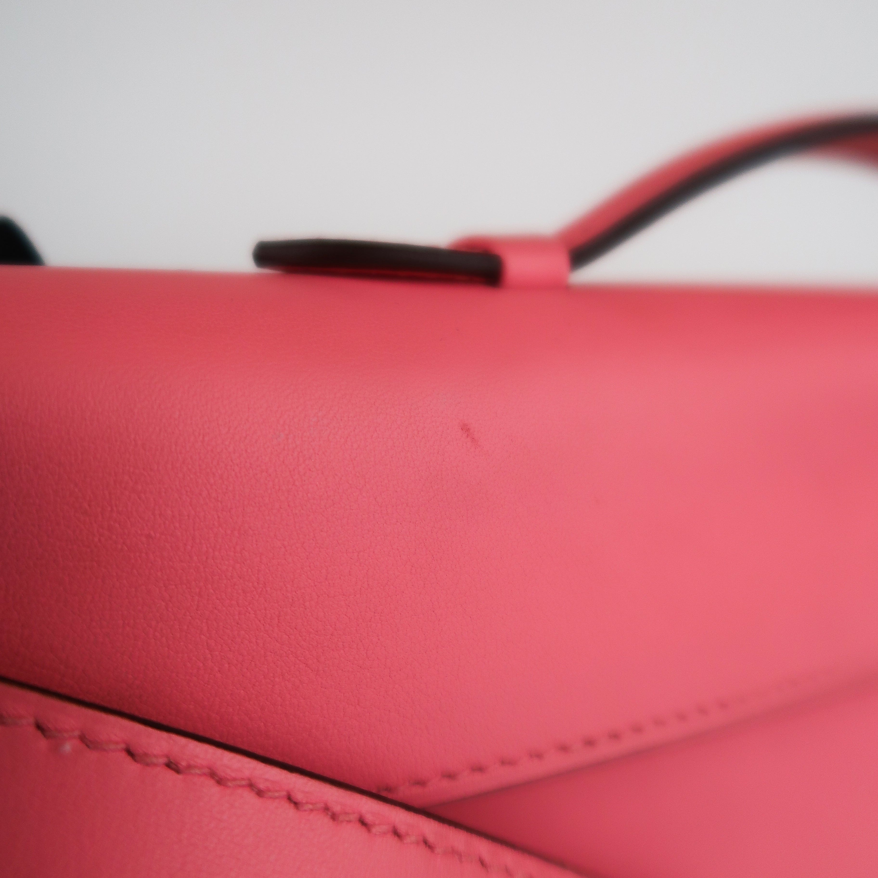 Hermès Rose Azalee Swift Kelly Cut (PHW | 2020)