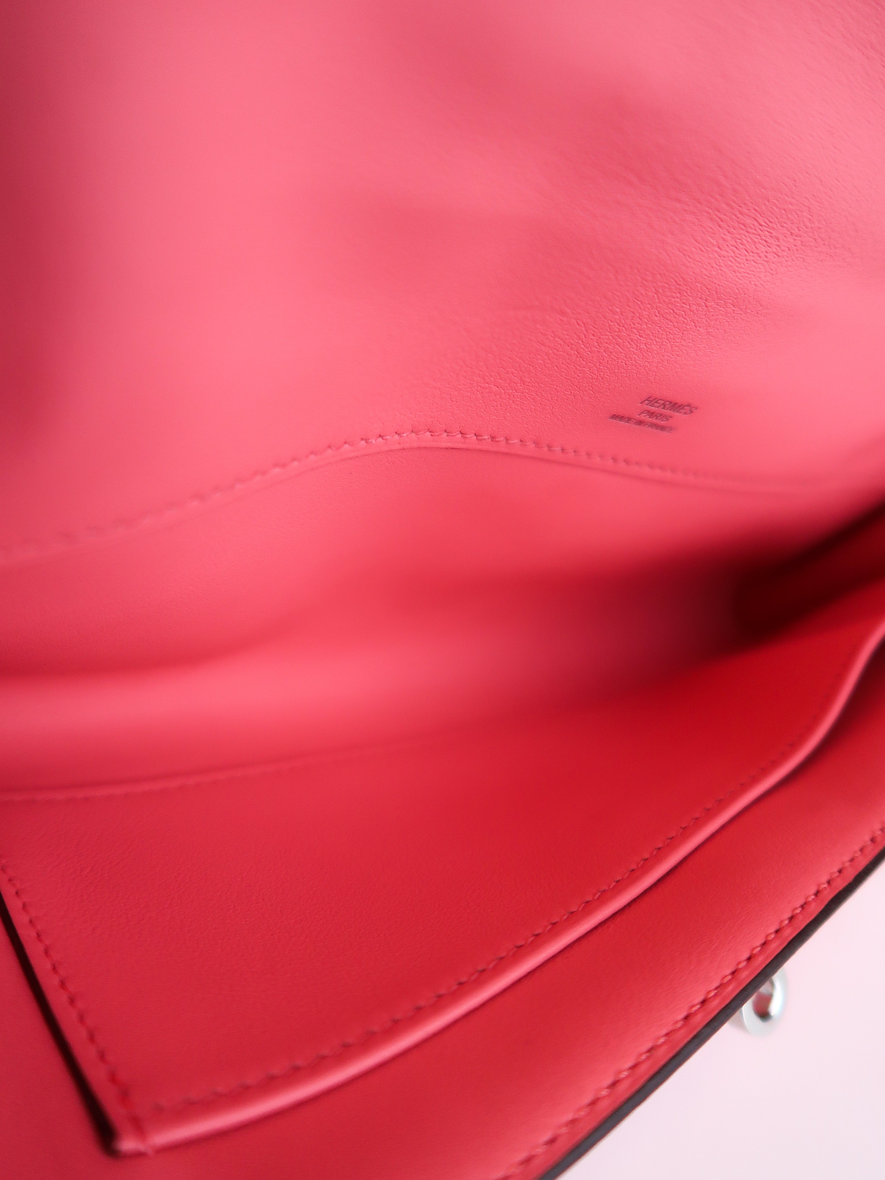 Hermès Rose Azalee Swift Kelly Cut (PHW | 2020)