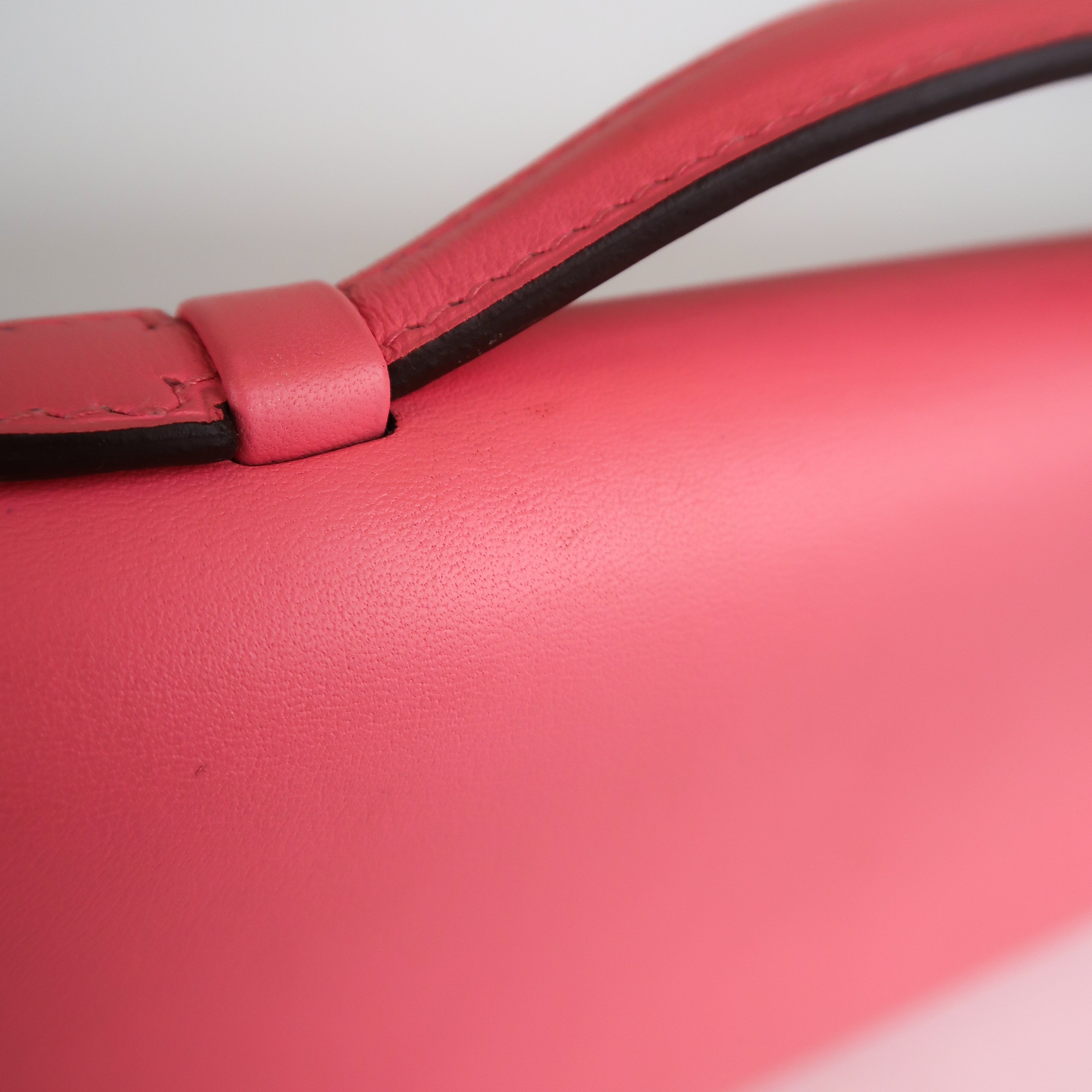 Hermès Rose Azalee Swift Kelly Cut (PHW | 2020)