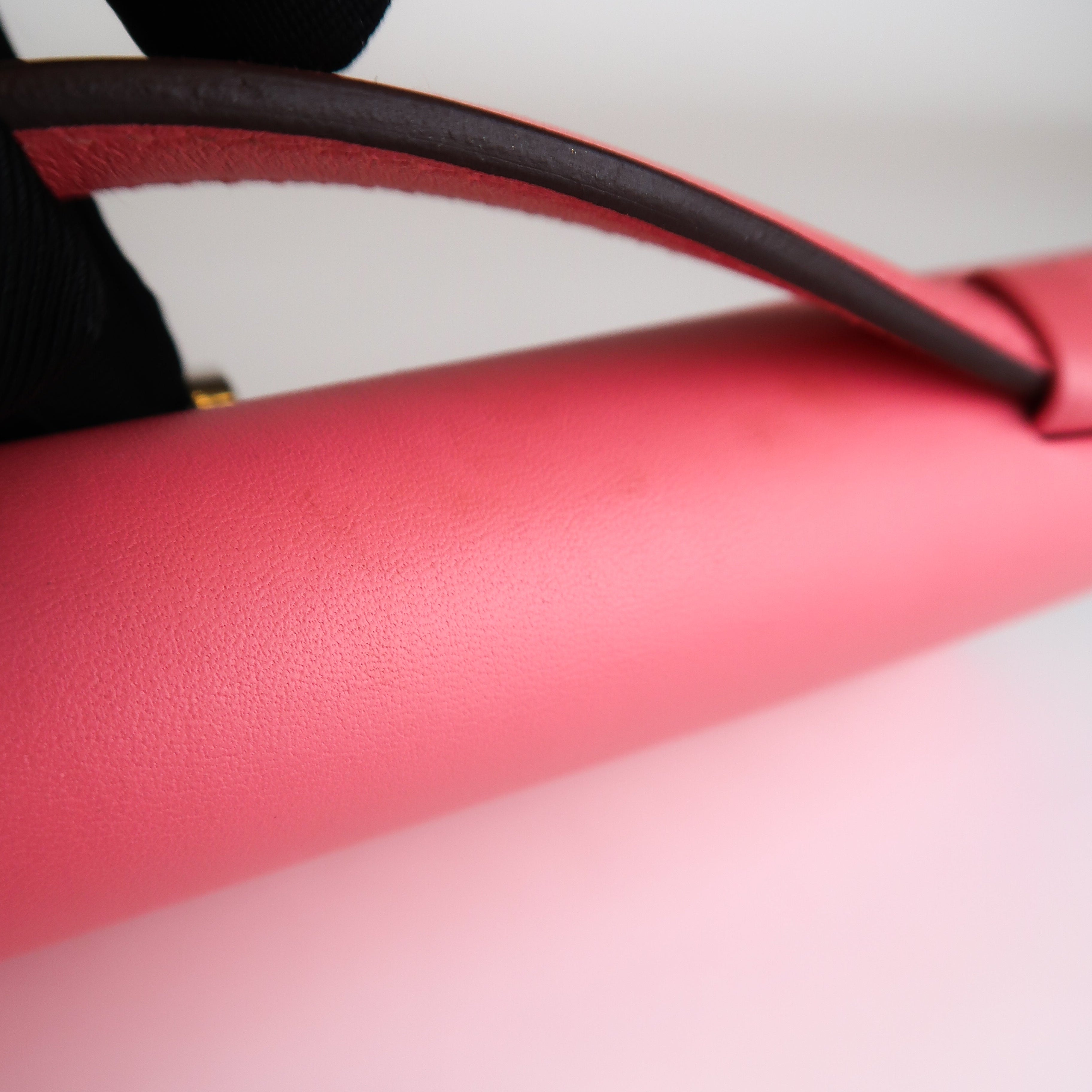 Hermès Rose Azalee Swift Kelly Cut (PHW | 2020)