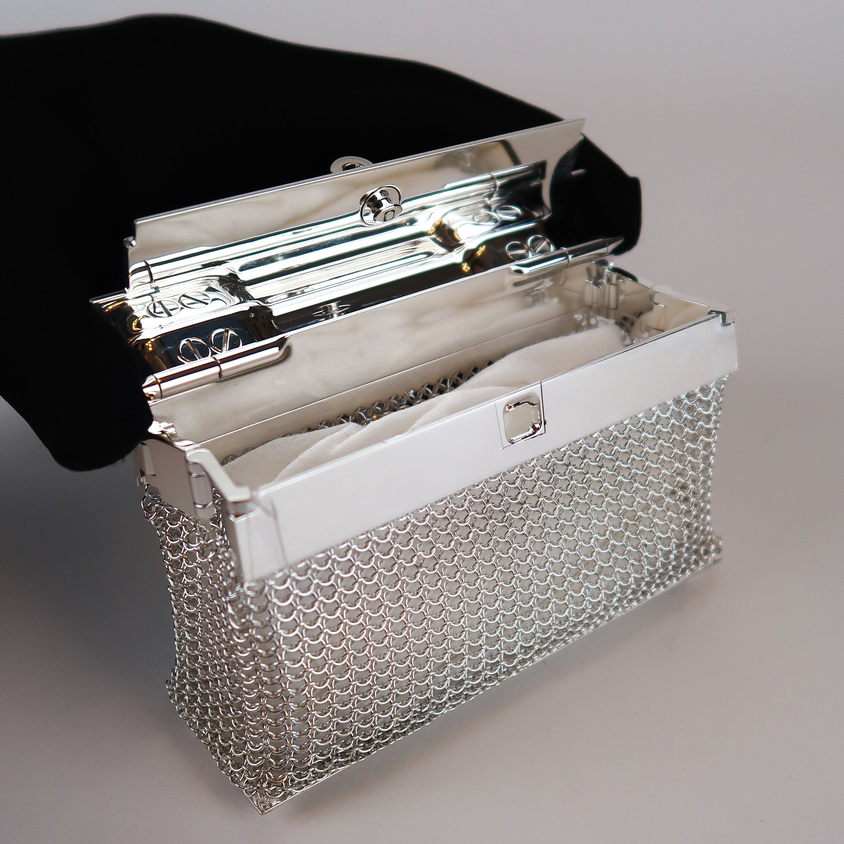 Hermès Kellymorphose Sac Bijou Chaîne Sterling Silver