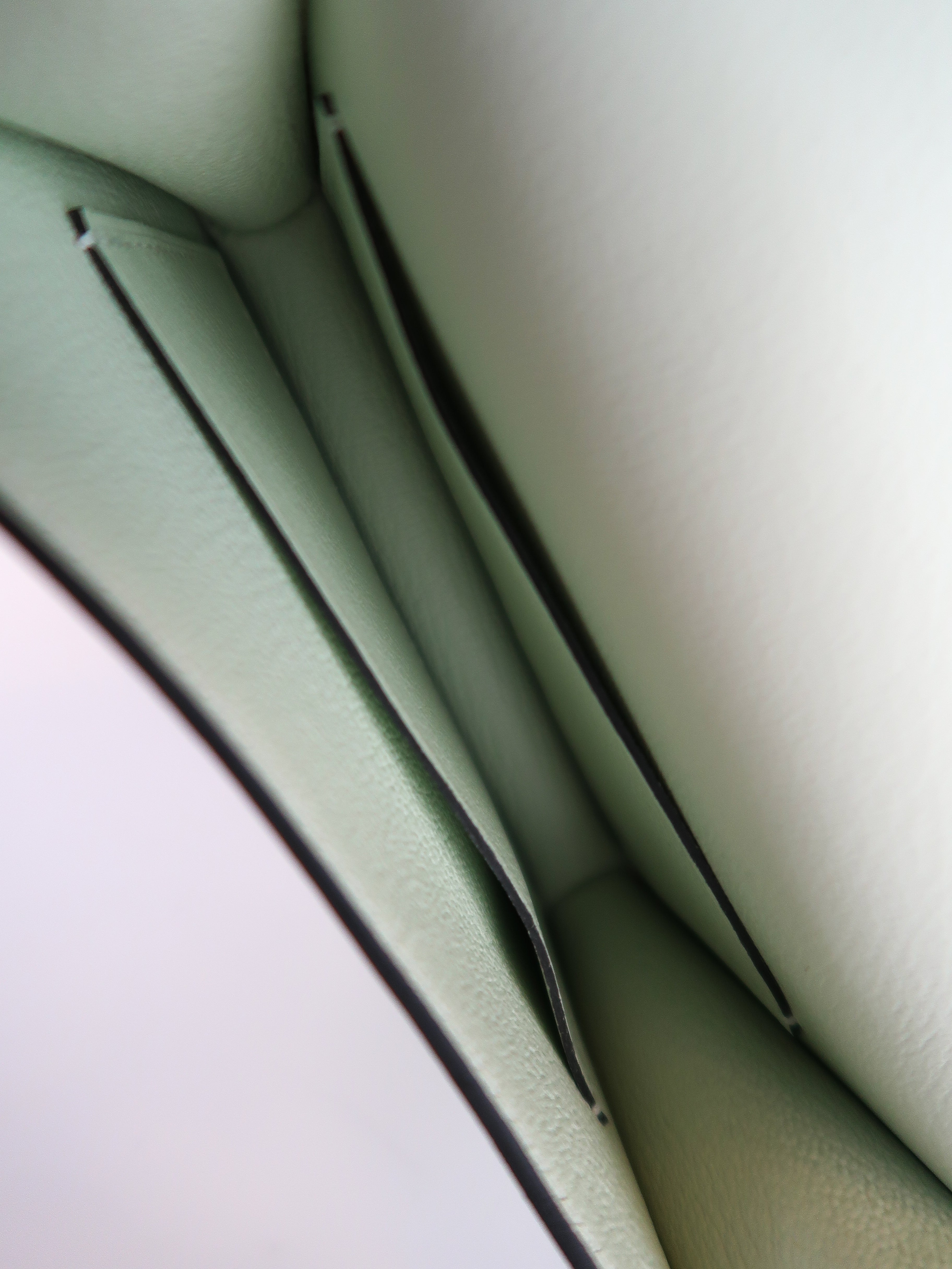 Hermès Vert Fizz Chevre Constance Slim Wallet (PHW | 2022)