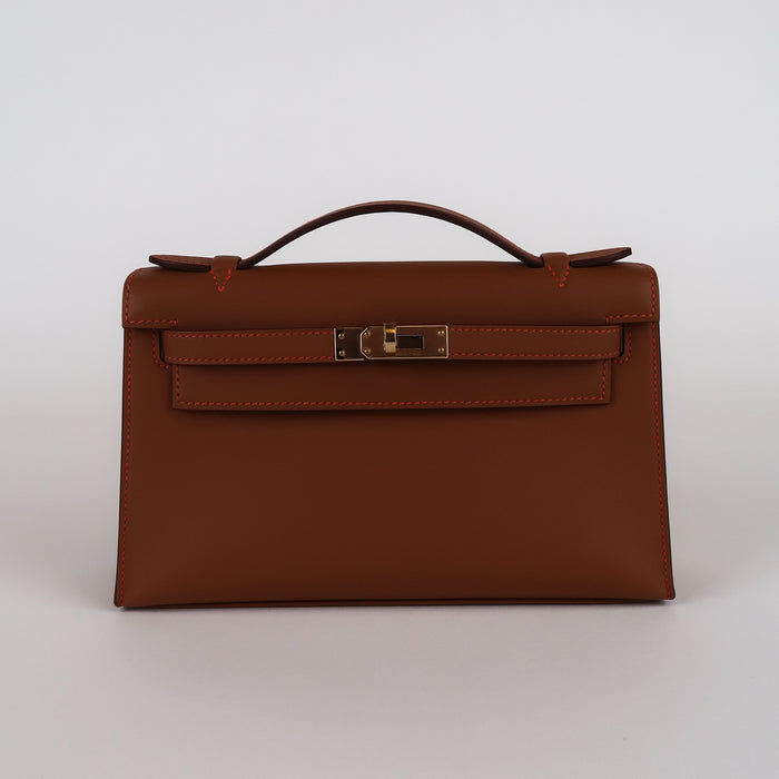 Hermès Gold Swift Special Order Kelly Pochette (PBHW | 2026)