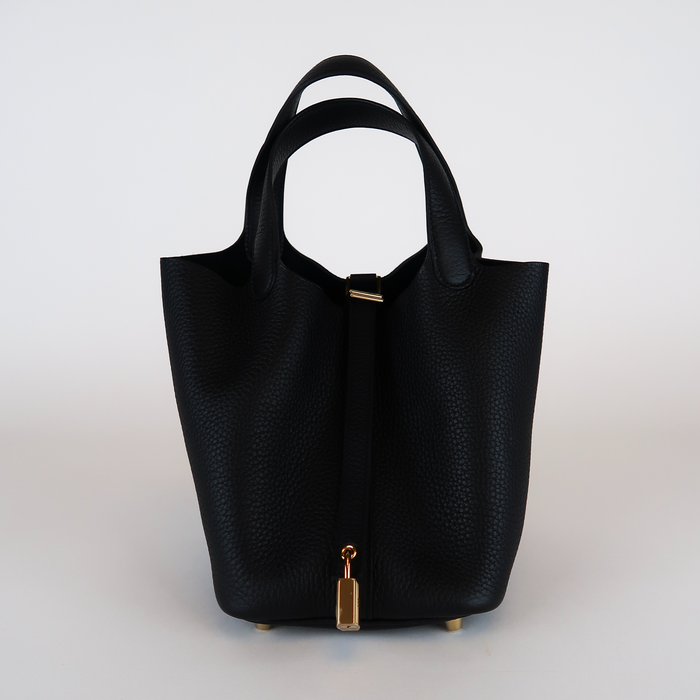 Hermès Noir Clemence Picotin 18 (GHW | 2025)