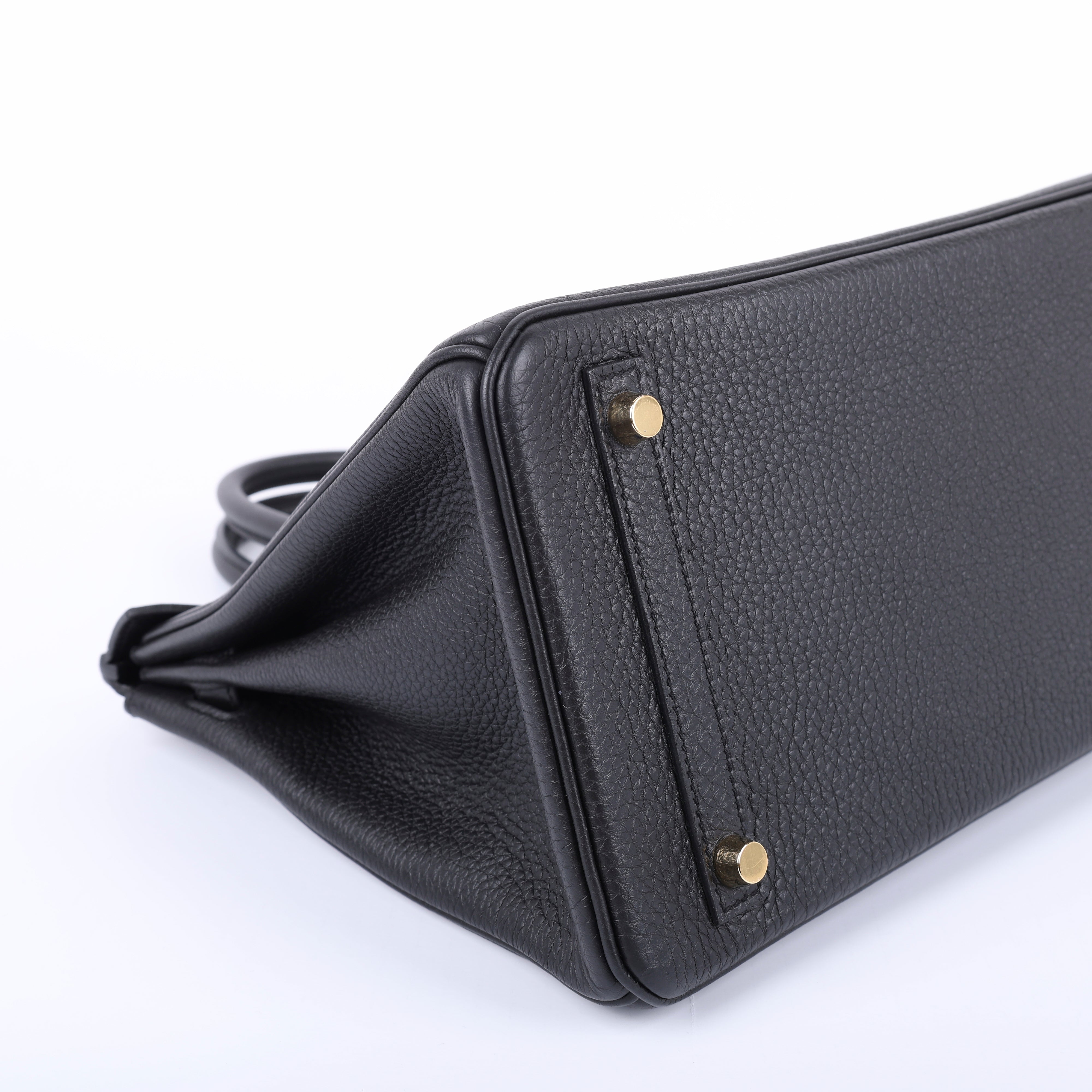 Hermès Black Togo Retourne Birkin 30 (GHW | 2016)