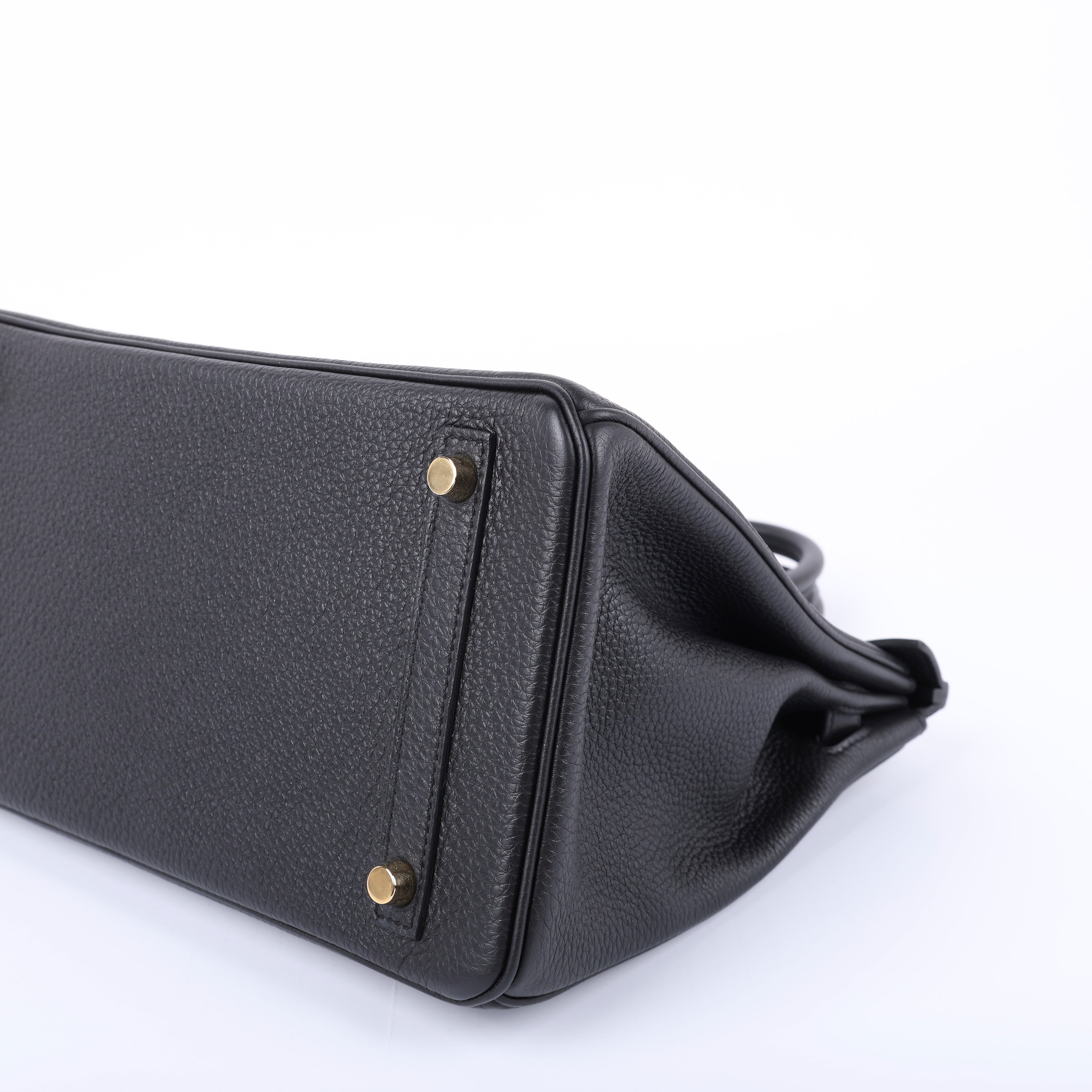 Hermès Black Togo Retourne Birkin 30 (GHW | 2016)